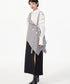 Asymmetric Layered Buttoned Vest